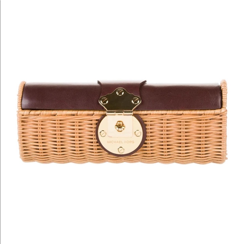 Michael Michael Kors raffia Clutch